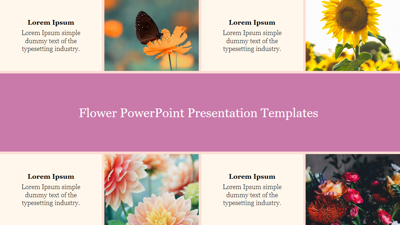 Flower PowerPoint Presentation Templates